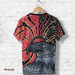 custom personalised aboriginal dot t shirt eagles victory