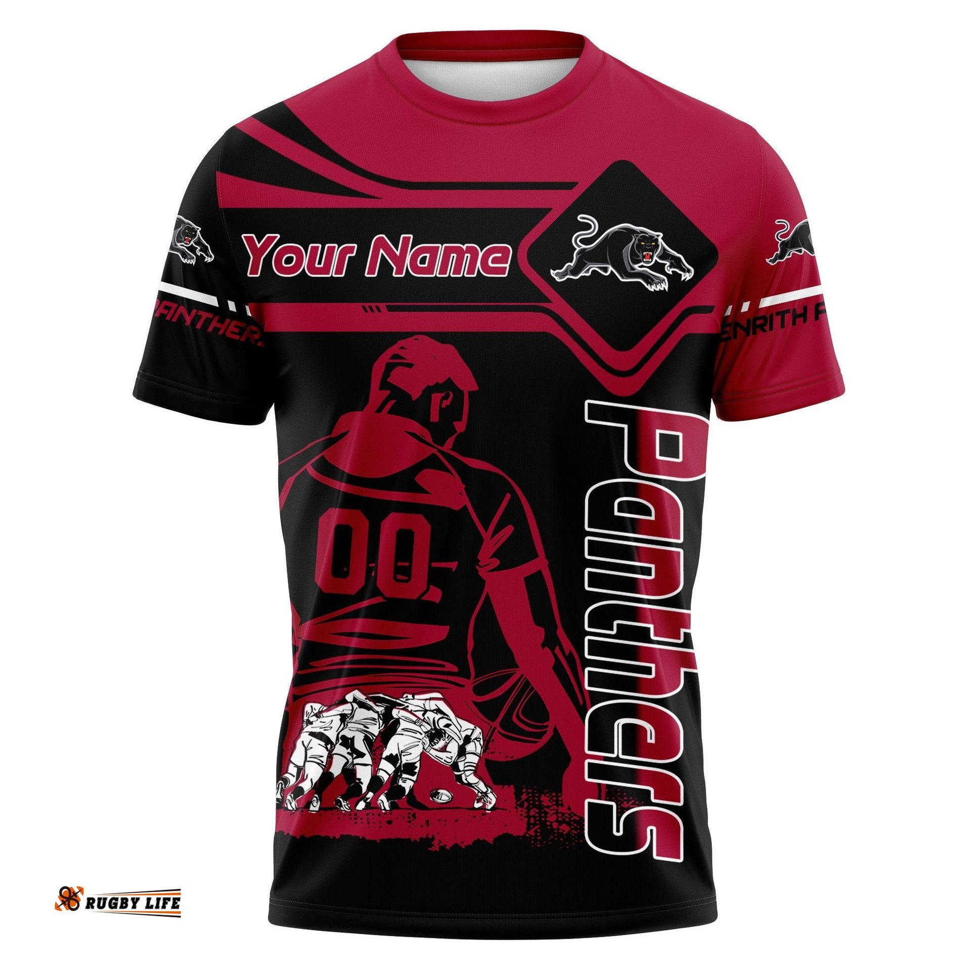 penrith panthers t shirt personalized pentagon style nrl 0