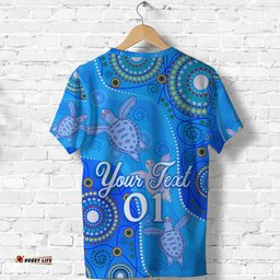 custom personalised aboriginal art turtle t shirt indigenous simple vibes