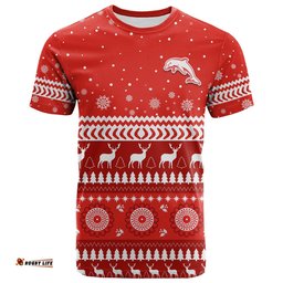 custom personalised dolphins rugby t shirt christmas redcliffe