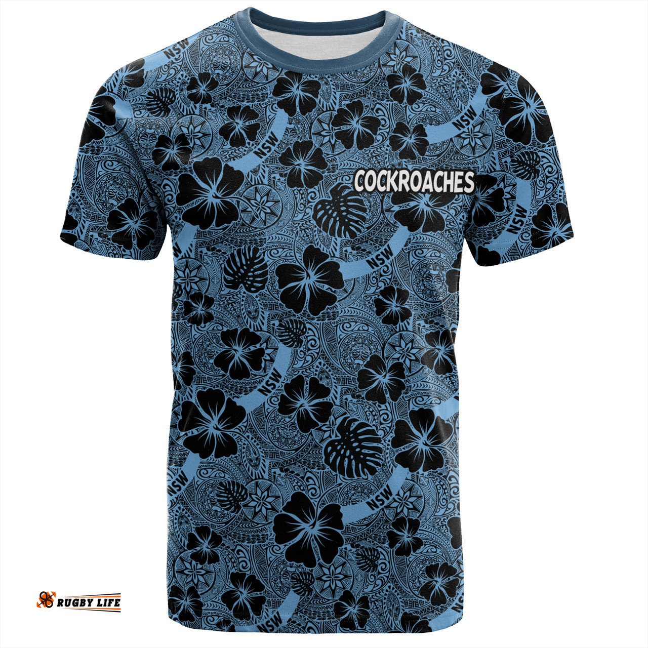 Amazing Aussie Cockroach Sport T-Shirt - Scream With Tropical Patterns