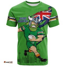 Amazing Aussie Canberra Raiders T-Shirt Custom For Die Hard Fan Australia Flag Scratch Style