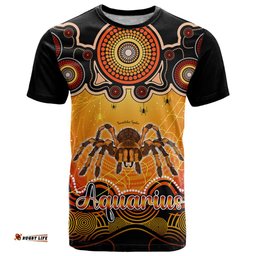 personalised australia scorpio tarantulas spider zodiac t shirt auz astrology aboriginal red