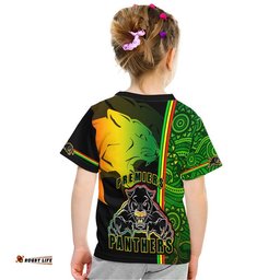 penrith panthers premiers t shirt angry panther indigenous aboriginal style