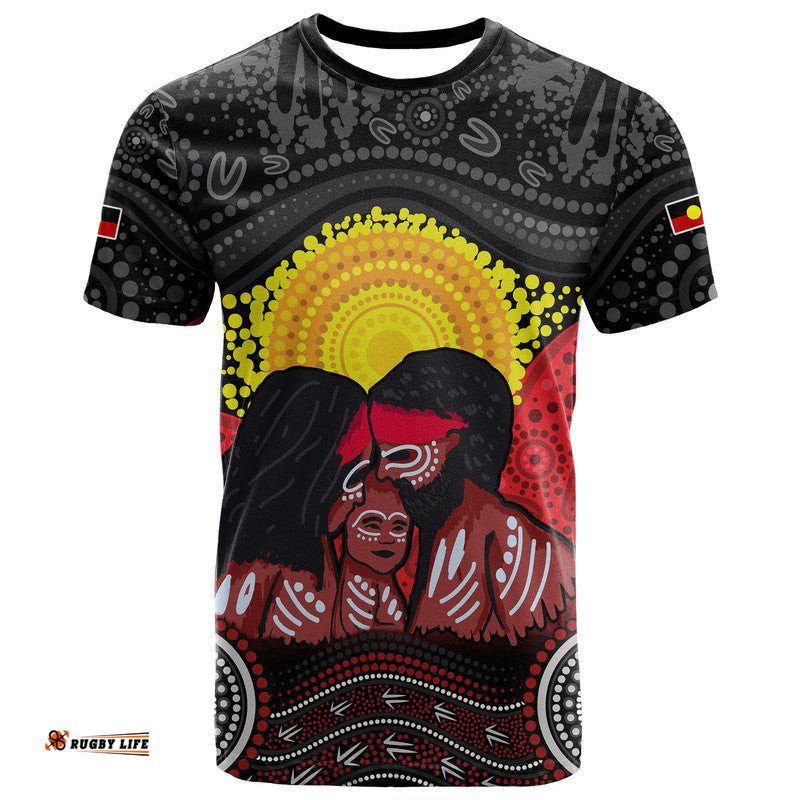 custom personalised australia indigenous aboriginal family t shirt