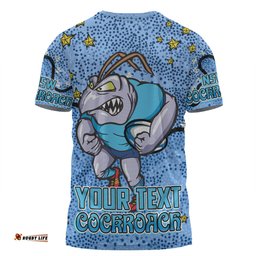 Amazing Aussie New South Wales Cockroaches Custom T-shirt - Team With Dot And Star Patterns For Tough Fan T-shirt