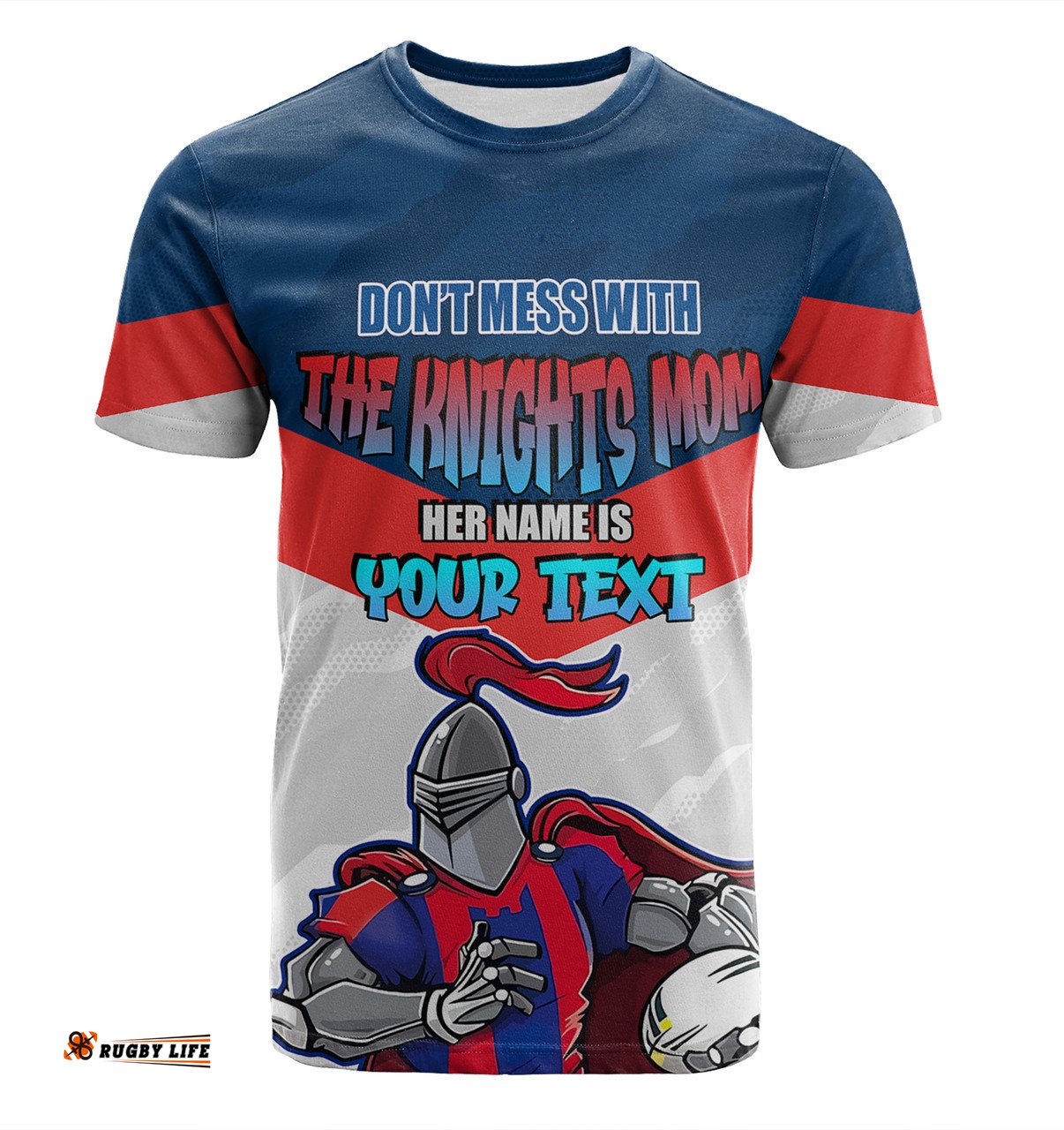 Amazing Aussie Newcastle Knights Mother's Day T-Shirt - Screaming Mom and Crazy Fan