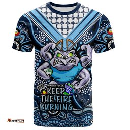 Amazing Aussie New South Wales Blues T-Shirt Aboriginal Inspired Naidoc Week Custom For Die Hard Fan Supporters