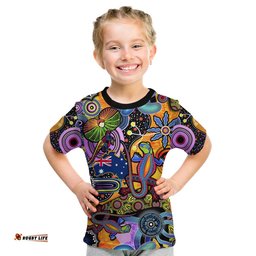custom personalised australia t shirt indigenous animal artsy