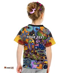 custom personalised australia t shirt indigenous animal artsy