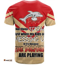 Amazing Aussie Redcliffe Dolphins Mother's Day T-Shirt - Screaming Mom and Crazy Fan