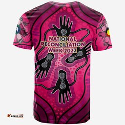 Amazing Aussie Australia National Reconciliation Week Custom T-Shirt - Celebrate Indigenous History & Culture "Be Brave. Make Change" T-Shirt