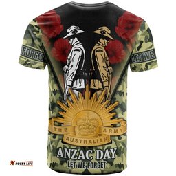 anzac day t shirt australian army camo patterns