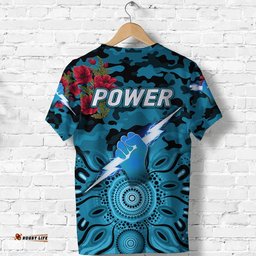 port adelaide power anzac t shirt indigenous vibes