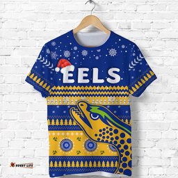 eels unique t shirt merry christmas parramatta