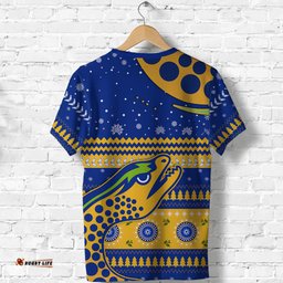 eels unique t shirt merry christmas parramatta