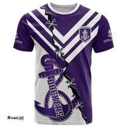 personalised fremantle dockers football 2023 t shirt go freo sporty version 02