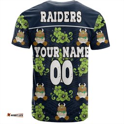 Amazing Aussie Canberra Raiders T-Shirt - With Maori Pattern