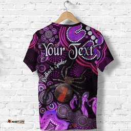 custom personalised australian astrology t shirt scorpio redback spider zodiac aboriginal vibes pink