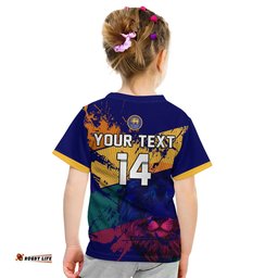 custom text and number sri lanka cricket t shirt the lions mens t20 world cup
