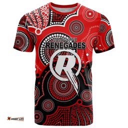 custom text and number renegades bbl t shirt aboriginal patterns