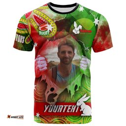 Amazing Aussie South Sydney Rabbitohs T-shirt - Photo South Sydney Rabbitohs Indigenous T-shirt
