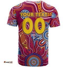 personalised crows naidoc week 2024 t shirt aussie aboriginal art dt02