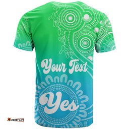 personalised australia walk for yes t shirt indigenous voice 2023 aboriginal green vibe