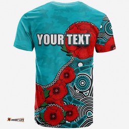 custom personalised anzac day brisbane heat army mix aboriginal t shirt