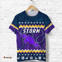 custom text and number storm t shirt christmas melbourne mix indigenous