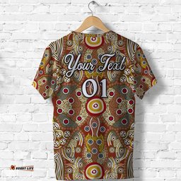 custom personalised aboriginal art dot vibes t shirt indigenous no.2