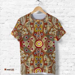 custom personalised aboriginal art dot vibes t shirt indigenous no.2