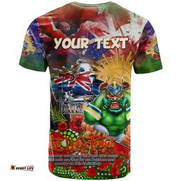 personalised australia rugby raiders anzac t shirt canberra scratch style dt02