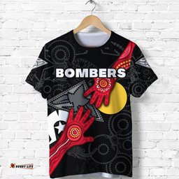 custom personalised bombers naidoc week t shirt essendon aboriginal