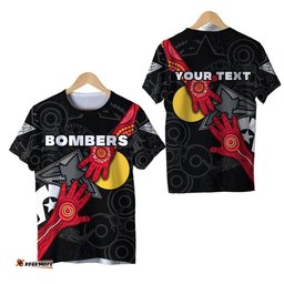 custom personalised bombers naidoc week t shirt essendon aboriginal