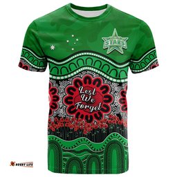 custom text and number stars cricket anzac t shirt melbourne poppy aboriginal camouflage