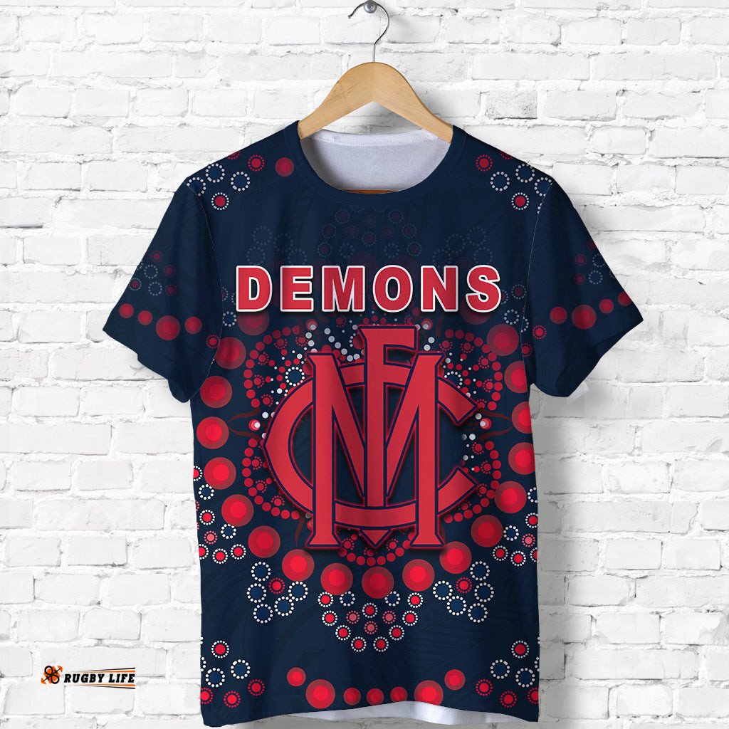 demons football t shirt melbourne indigenous