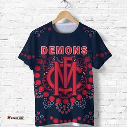 demons football t shirt melbourne indigenous