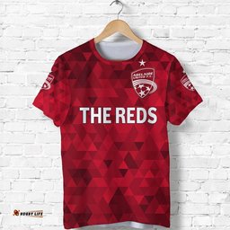 custom personalised adelaide united the reds t shirt soccer club original style red
