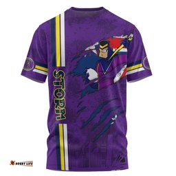 Amazing Aussie Melbourne Storm T-Shirt - Happy Australia Day Flag Scratch Style