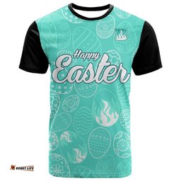 custom personalised brisbane heat cricket happy easter day t shirt simple style