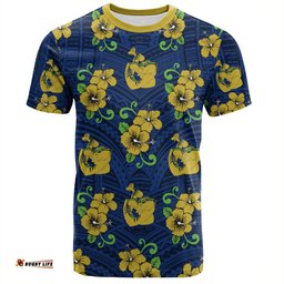 Amazing Aussie Parramatta Eels Custom T-Shirt - Parramatta Eels With Maori Patterns T-Shirt