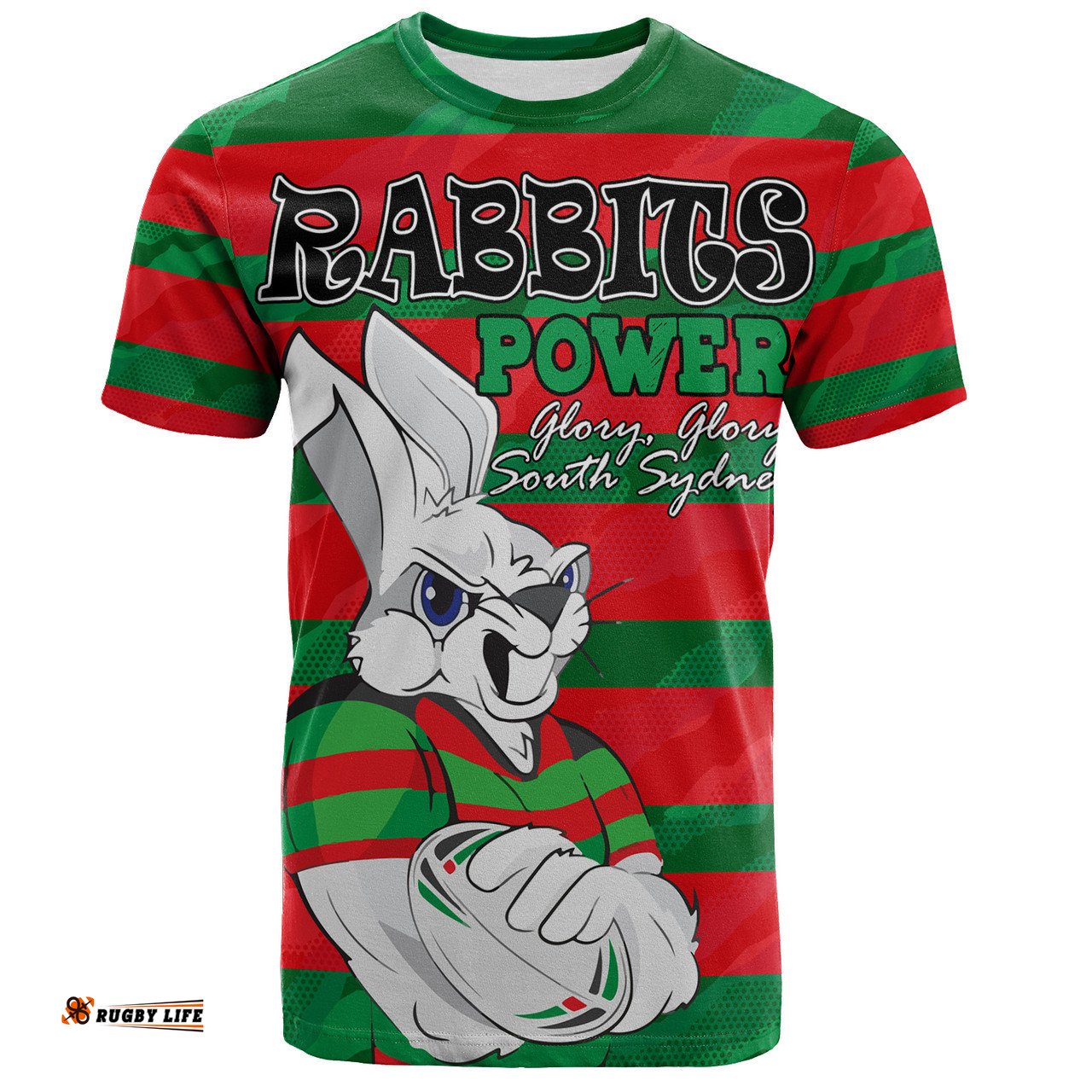 Amazing Aussie South Sydney Rabbitohs T-Shirt - Bunnies Supporter T- Shirt