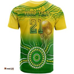 custom personalised australia soccer socceroos go champions t shirt
