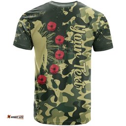 custom personalised aotearoa anzac camouflage t shirt
