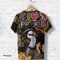 custom personalised australian astrology t shirt sagittarius kookaburra zodiac aboriginal vibes gold