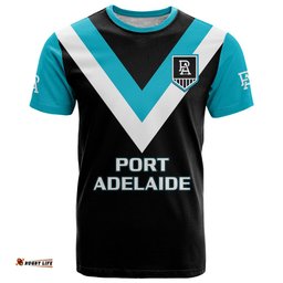 personalised port adelaide football 2023 t shirt go power sporty style