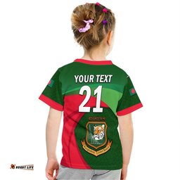 custom personalised bangladesh cricket team t shirt bangla tigers simple