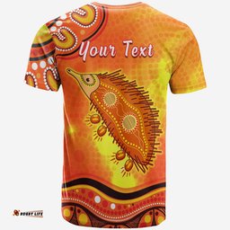custom personalised echidna aboriginal t shirt australian animal