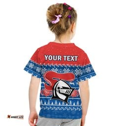 custom personalised knights rugby t shirt indigenous newcastle merry christmas